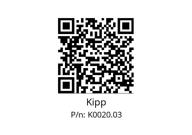   Kipp K0020.03