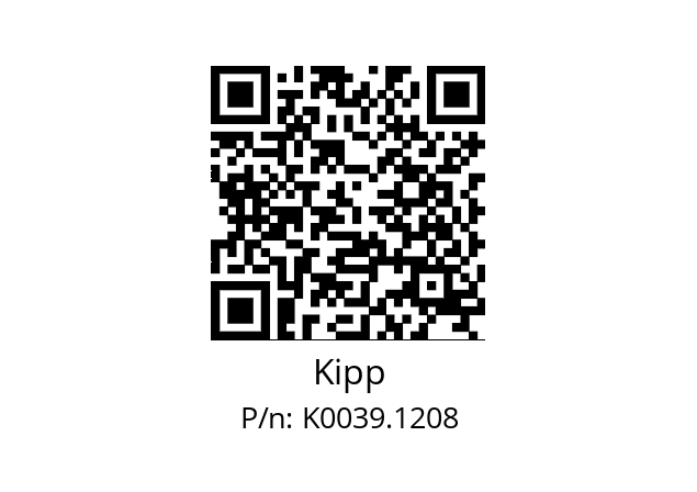   Kipp K0039.1208