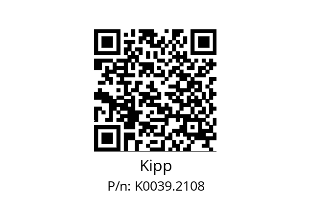   Kipp K0039.2108