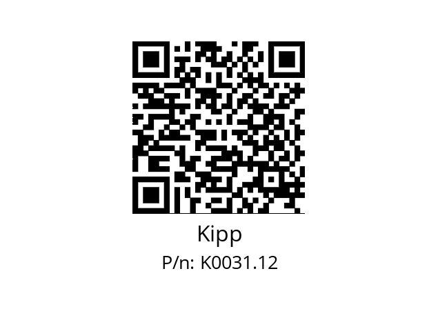   Kipp K0031.12