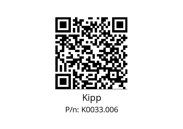   Kipp K0033.006