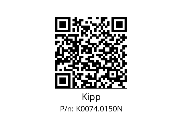   Kipp K0074.0150N