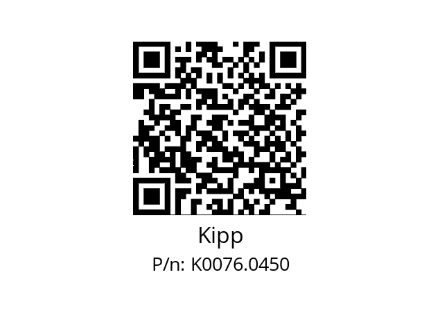   Kipp K0076.0450