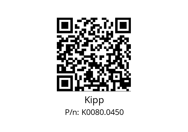   Kipp K0080.0450