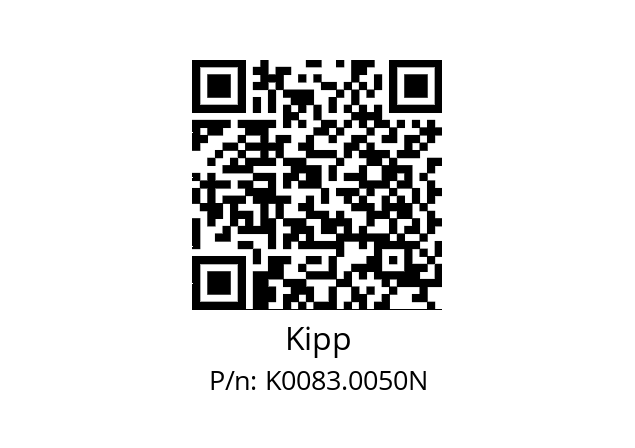   Kipp K0083.0050N