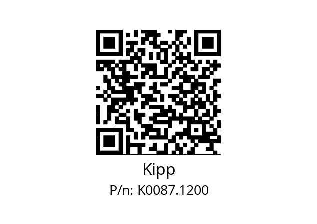   Kipp K0087.1200