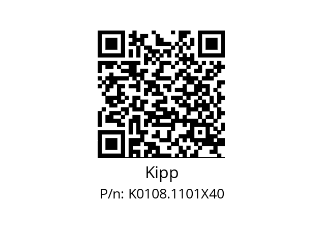   Kipp K0108.1101X40