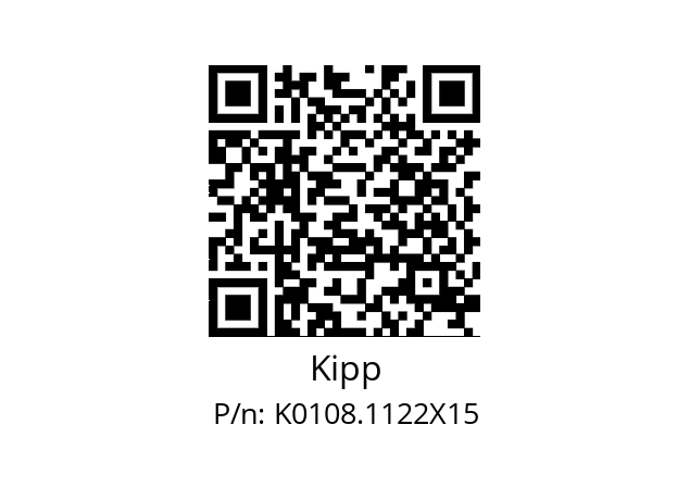   Kipp K0108.1122X15