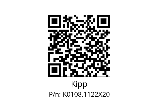   Kipp K0108.1122X20