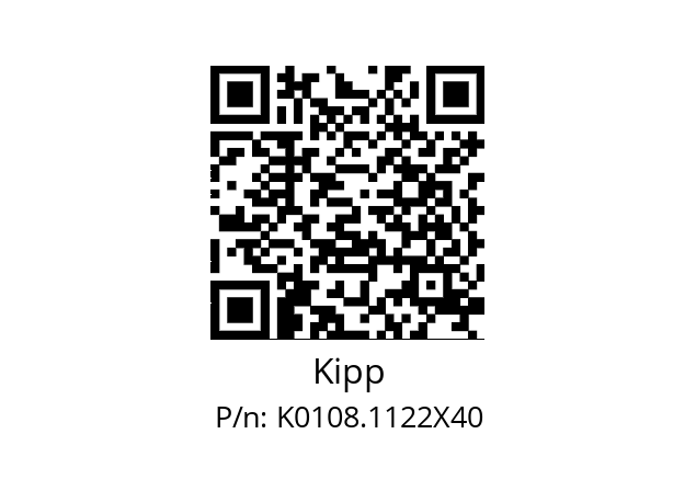   Kipp K0108.1122X40