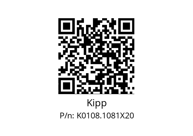   Kipp K0108.1081X20