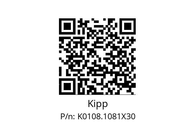   Kipp K0108.1081X30