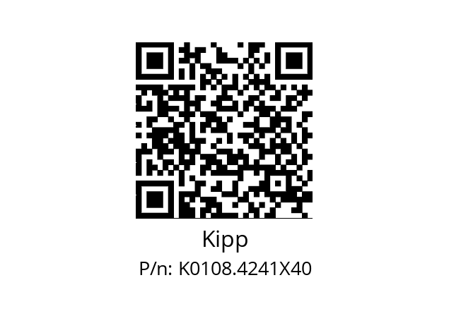   Kipp K0108.4241X40