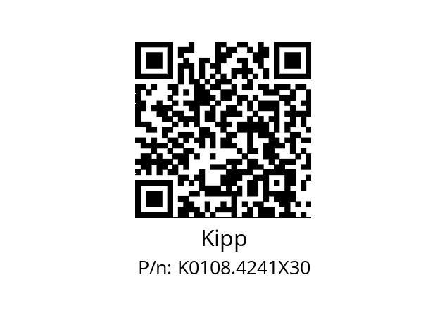   Kipp K0108.4241X30