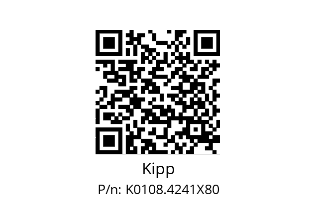   Kipp K0108.4241X80