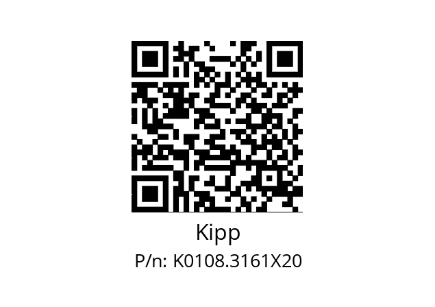   Kipp K0108.3161X20