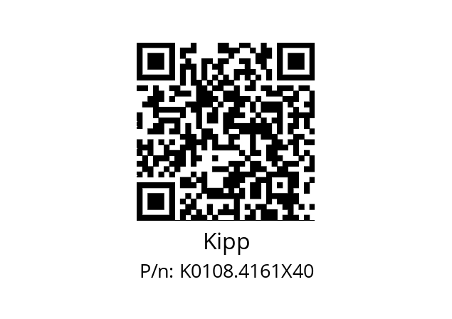   Kipp K0108.4161X40