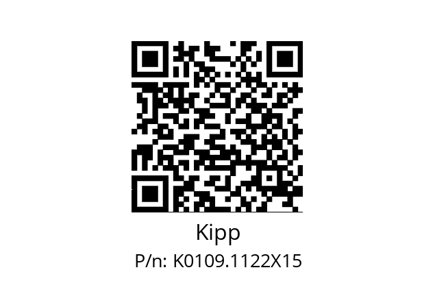   Kipp K0109.1122X15