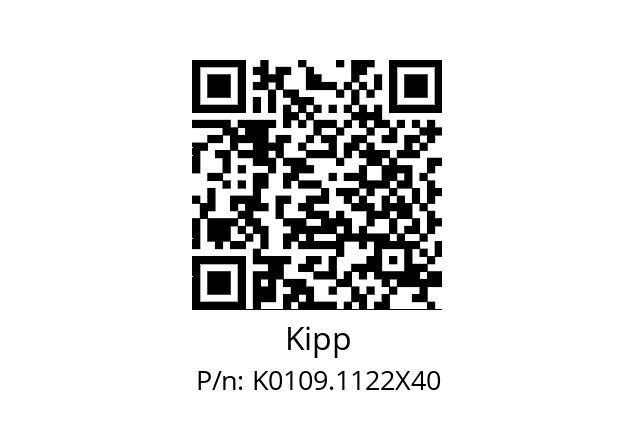   Kipp K0109.1122X40