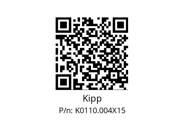   Kipp K0110.004X15