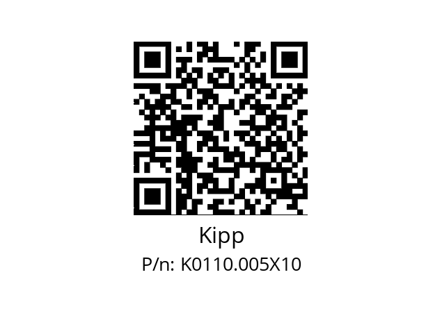   Kipp K0110.005X10