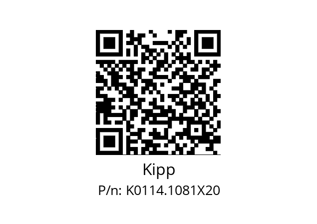   Kipp K0114.1081X20