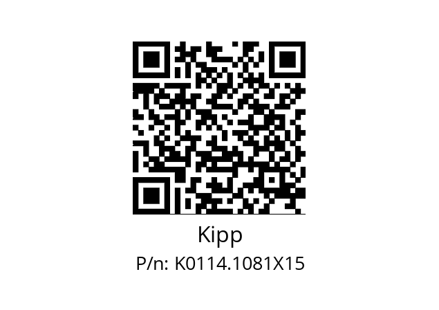   Kipp K0114.1081X15