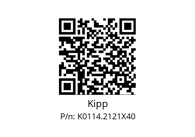   Kipp K0114.2121X40