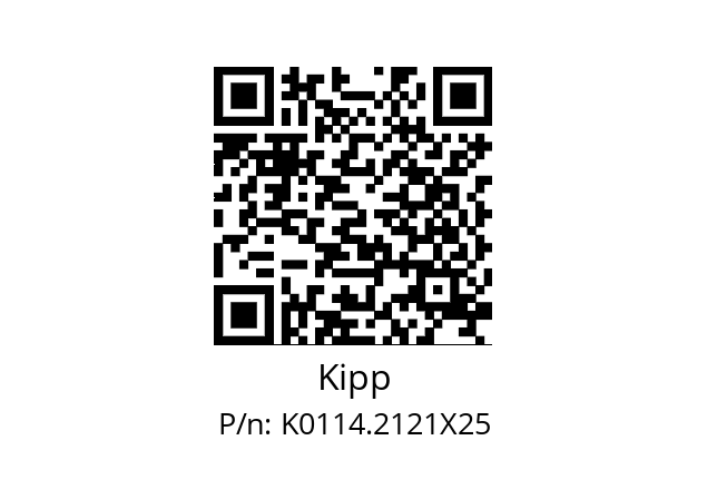   Kipp K0114.2121X25