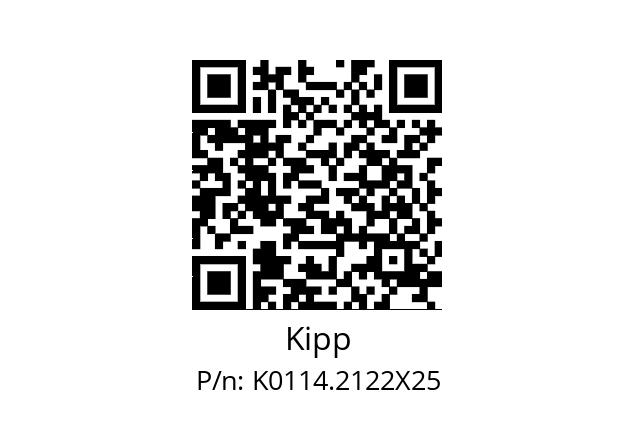   Kipp K0114.2122X25