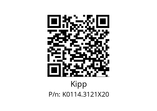   Kipp K0114.3121X20