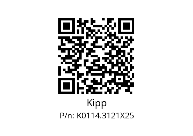   Kipp K0114.3121X25