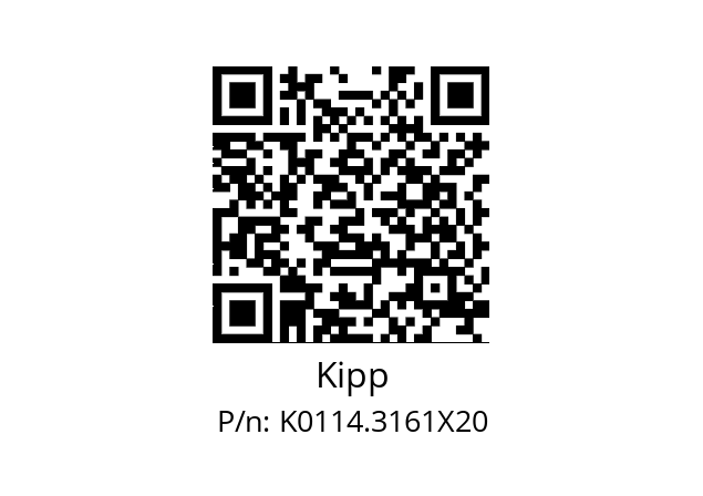   Kipp K0114.3161X20