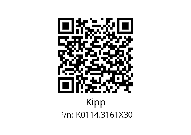   Kipp K0114.3161X30