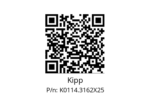   Kipp K0114.3162X25