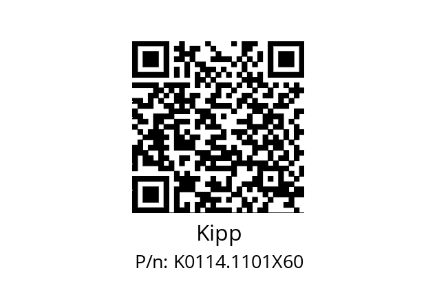   Kipp K0114.1101X60