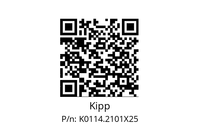   Kipp K0114.2101X25