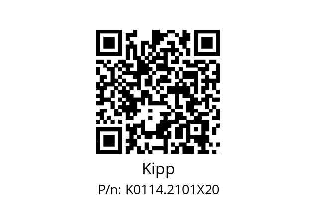   Kipp K0114.2101X20