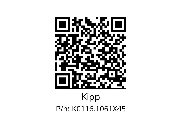   Kipp K0116.1061X45