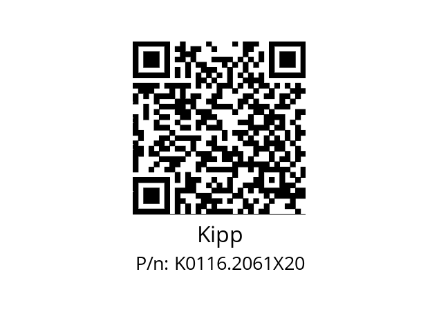   Kipp K0116.2061X20