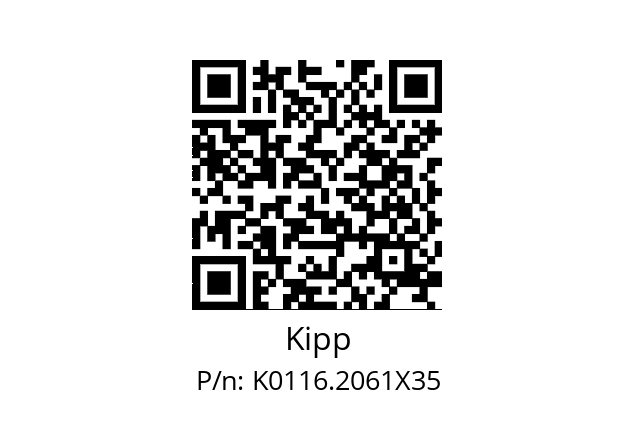   Kipp K0116.2061X35