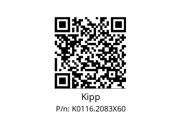   Kipp K0116.2083X60