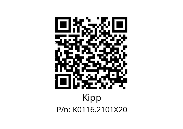   Kipp K0116.2101X20