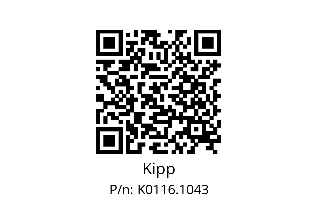   Kipp K0116.1043