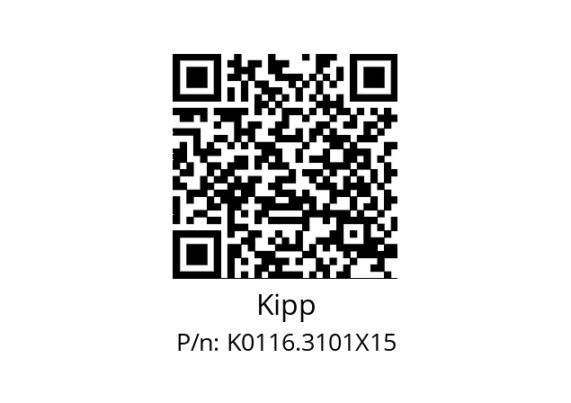   Kipp K0116.3101X15