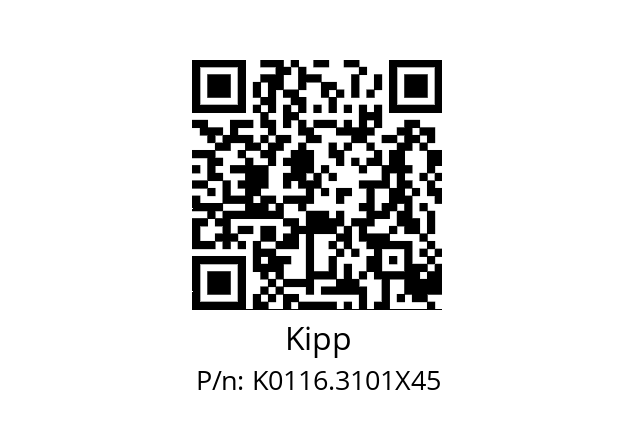   Kipp K0116.3101X45