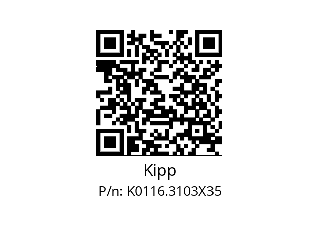   Kipp K0116.3103X35