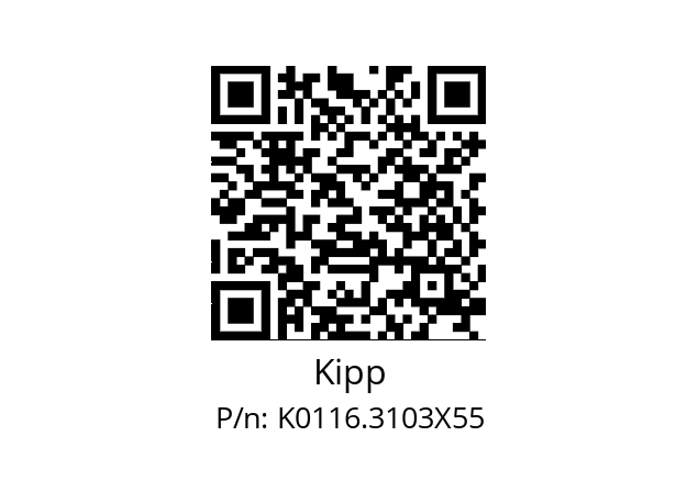   Kipp K0116.3103X55