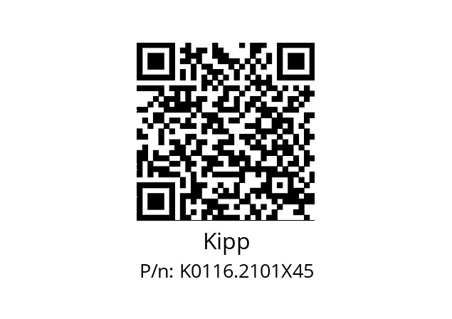   Kipp K0116.2101X45