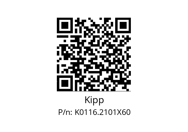   Kipp K0116.2101X60